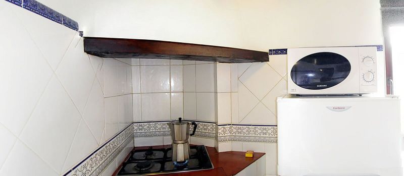 Cocina con microondas