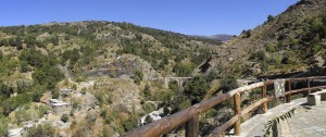 Río de Mecina Bombarón y Puente romano