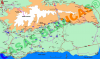 Mapa completo de la Alpujarra