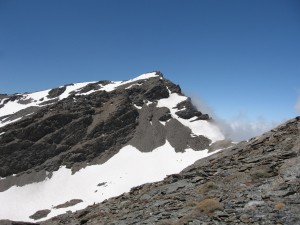 El mulhacen desde el peñon del Globo